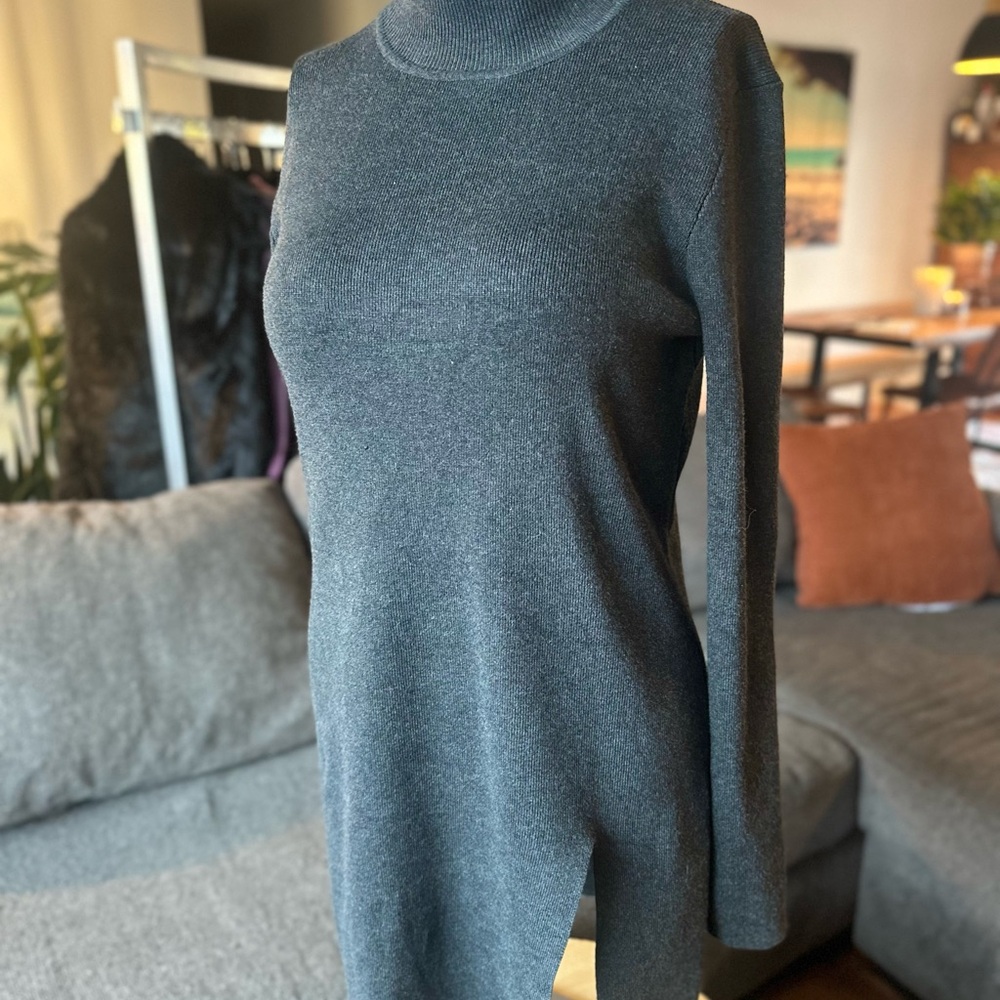 Cable & Gauge Gray Mini Dress